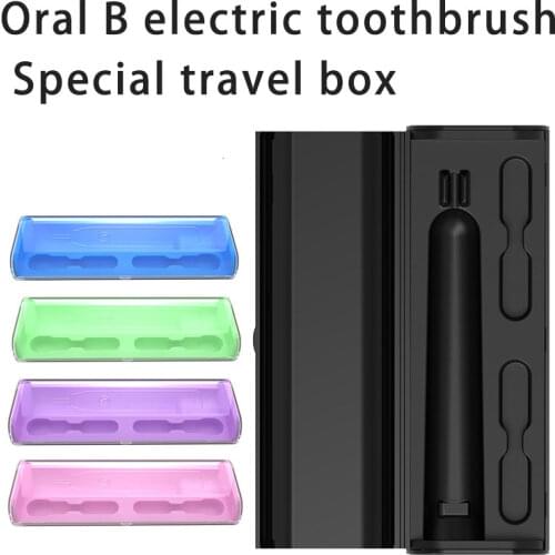 FOR Oral B Electric toothbrush Professional Portable Travel Case Family Use Light Plastic Holder Protective Storage Box tool