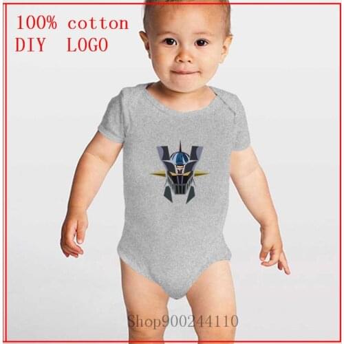 Onesies Baby Boys Girls Jumpsuits Bodysuits Baby Anime Mazinger Z Cartoon Anime 3 Romper Short sleeve Jumpsuit Clothes Outfits
