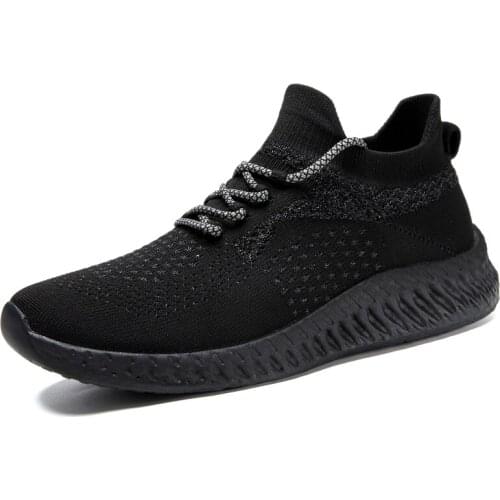 Mens fashion lazy cheap sneakers breathable casual shoes orange sole mesh lightweight woven sneakers