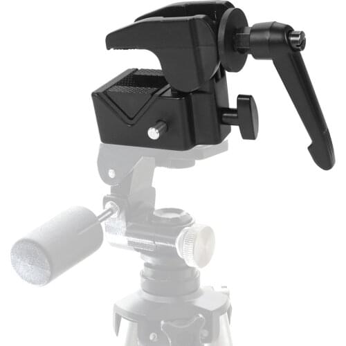 Multi-Function DSLR Camera Fixing Mount Clip Photo Studio Aluminum Alloy CNC Supper Clamp for Canon for Nikon Tripod Accessories