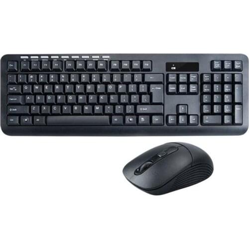 Wireless Keyboard Mouse Set 2.4GHz Multi System Compatible Wireless Keyboard and 1600 DPI Mouse,for Laptop PC Computer