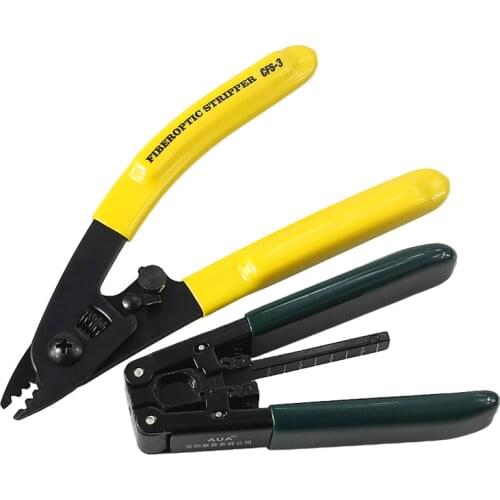 2 in 1 Tool Kits FTTH Drop Cable Stripper Peladora Fibra Optica CFS-3 Fiber Optic Stripper