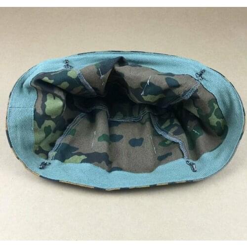 WWII GERMAN ELITE FALLSCHIRMJAGER PARATROOPER SOLDIER M38 HELMET COVER OUTDOORS