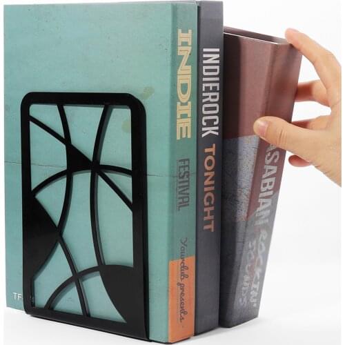 Book Ends Organizer Tree Shaped 3 Patterns Home Decorative Non-skid Bookends Study Stand Support Book Shelf Office Storage 2021