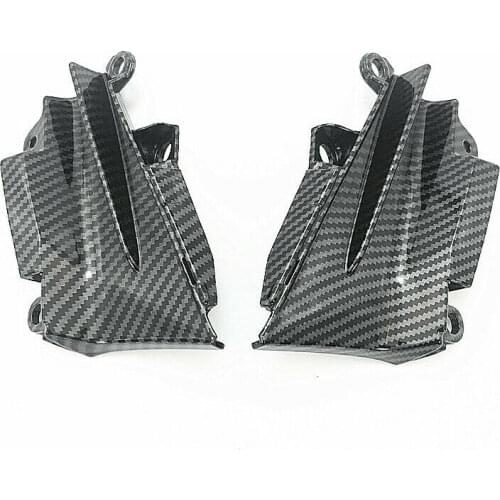 For kawasaki Z1000 Front Air Intake Ram Insert Trim Panel Fairing Carbon Fiber
