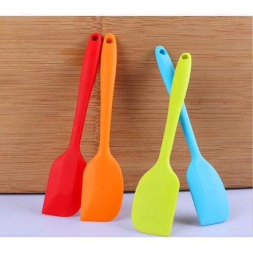 Multicolor Food Grade Non Stick Butter Cooking Silicone Spatula Set Cookie Pastry Scraper Cake Baking Spatula Silicone Spatula