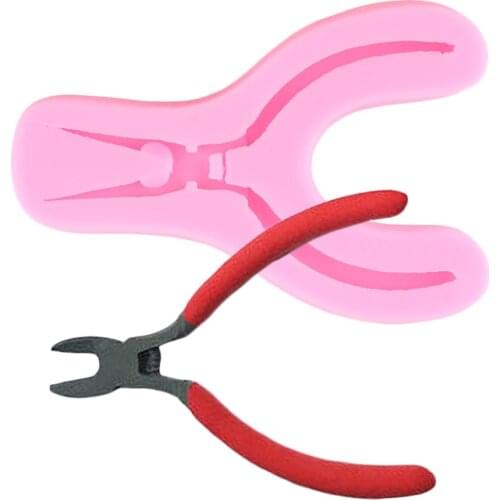 DIY Tools Plier Silicone Mold Cake Decorating Tools Cake Sugar Craft Moulds Fondant Chocolate Gumpaste Candy Clay Mould