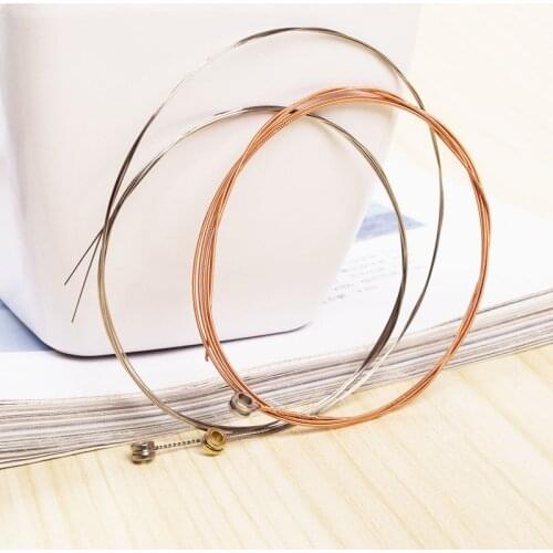 High Quality 6Pcs Guitar strings Loose strings Acoustic guitar E-1st B-2nd G-3rd For Acoustic Folk Guitar Classic Guitar String