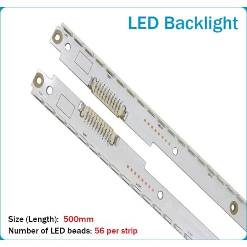 New 2 piece LED Backlight Lamp strip For UE40ES6530 UE40ES6800 UA40ES6100 2012SVS40 7032NNB 3D R2GE-400SMB-R3 A BN96-21712A 711A