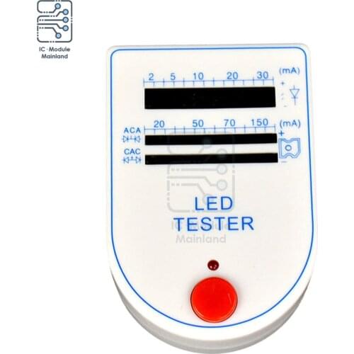 LED Test Box LED In-Line Mini Handy Test Box 9V For Color and Brightness of Diode Lamp Bulb Battery Tester Handy Device LED Tes
