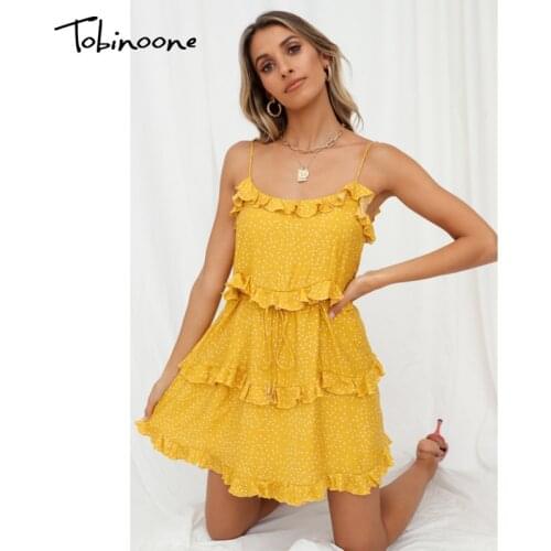 Летние платья в горошек Tobinoone China At AliExpress
