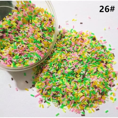 1000g DIY Polymer Clay Fake Candy Sweets Sugar Sprinkle Decorations for Fake Cake Dessert Simulation Food Dollhouse