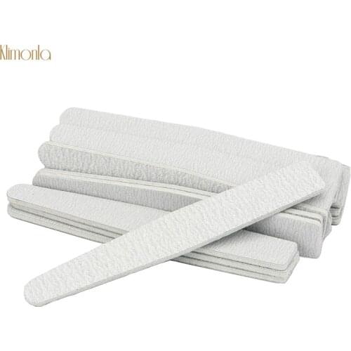 20pcs Gray Nail File 100/180 Diamond Sanding Buffers lime a ongle UV Gel Nail Polish Dead Skin Remover Manicure Nail Art Tools