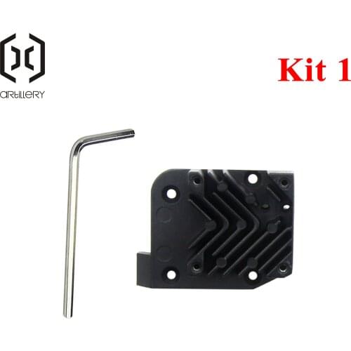 Artillery 3D printer Rattlesnake X1 and genius radiator E3D heating pipe heating aluminum block Kit