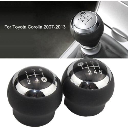 5/6 Speed Car Gear Shift Knob Lever Shifter Stick Round Ball Handball For Toyota Corolla 1.8MT RAV4 Avensis Yaris