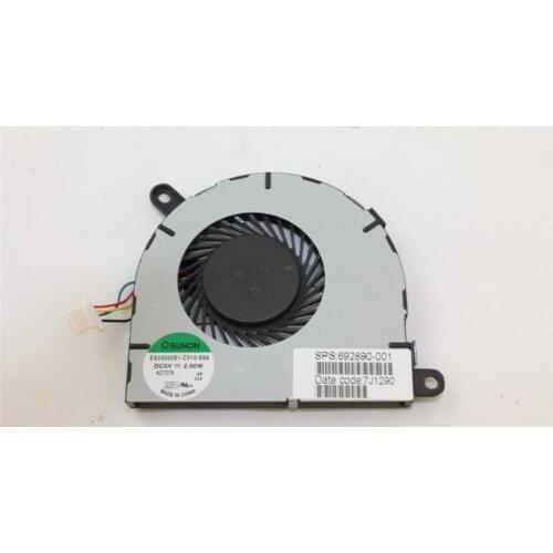 Notebook CPU Cooler Fan For HP ENVY Spectre XT Pro 13 13-2000 13-2100EA 13-2150NR EG50050S1-C010-S9A DC28000BLS0 4 Pins