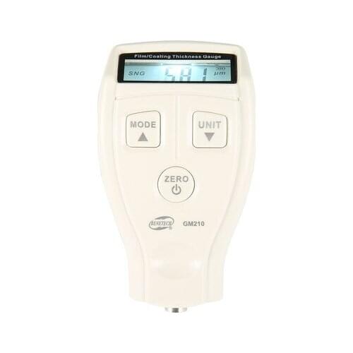 Digital BENETECH GM210 0-1800um Mini Paint film iron base thickness gauge Galvanized thickness measurement
