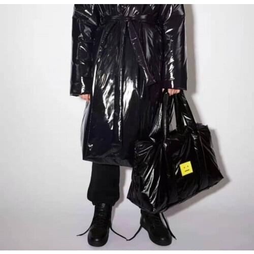 Classic Lady Convenient Handbag Luxury Designer Brand Fashion Bright Face Large Capacity Single Shoulder Bag Tote Space Bag A3