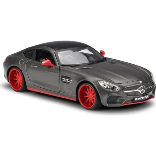 Maisto Diecase 1:24 AMG GT SLS AMG Red Yellow Grey Open-topped Cabriolet Sport Car Static Simulation Alloy Model Car