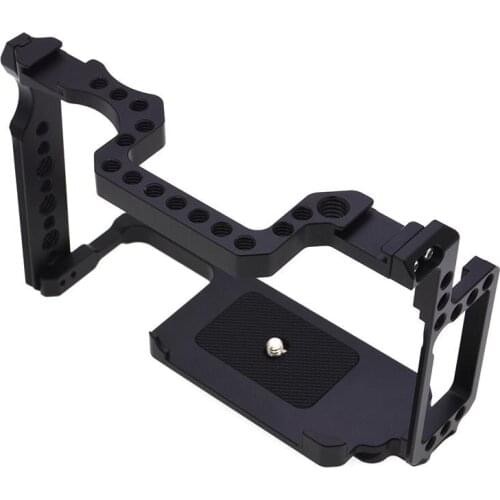 Metal Camera Video Shooting Rig Cage with 1/4'' Screw Holes 3/8'' Screw Holes for Canon 5D Mark II III IV 5Ds