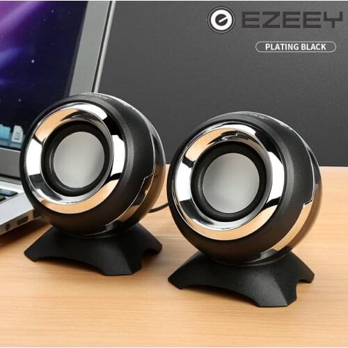 Mini Portable Computer Speaker USB Stereo Speakers Line Controller Soundbar With For PC Laptop Notebook Phone Mp3 Music Player