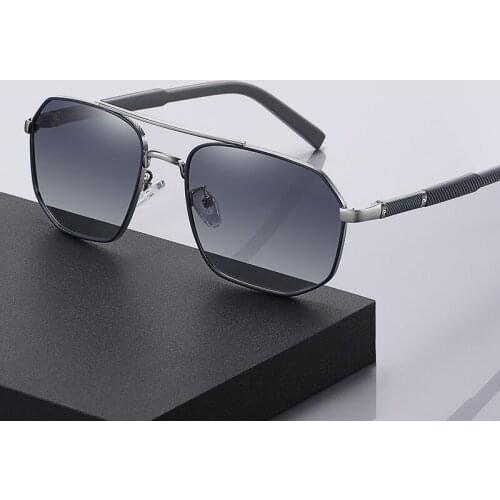 Fashion Sunglasses Men HD Sunglasses UV400 Anti-reflective Multilateral Metal Frame Sunglasses Gafas De Sol Women sunglasses