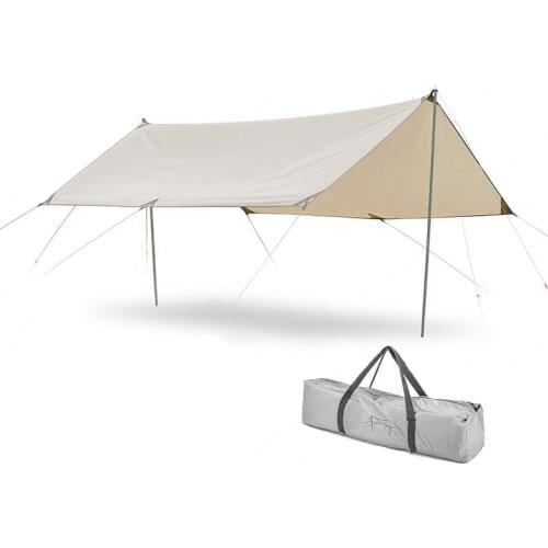 2021 new Outdoor Ultra Light Camping Canopy 4-6 Person Family PU 3000+ Waterproof Awning Tarp Tent Portable Equipment