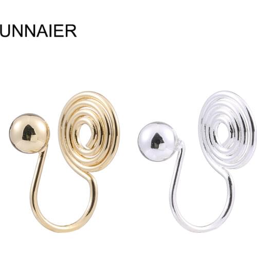 Ear clip diy Painless earring Simple Small Sense of quality u-shaped Pierced Female French Ear Bone Clip Mosquito coil ear clip