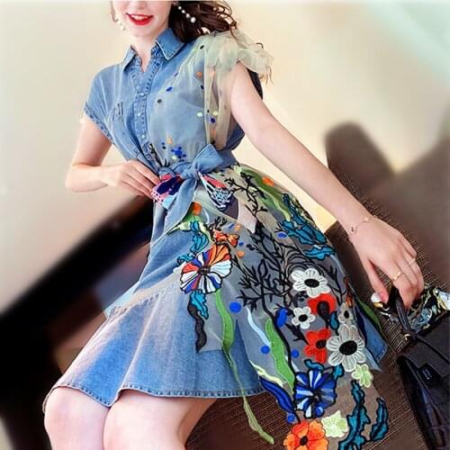 Модные джинсовые платья VAHAMAS China At AliExpress