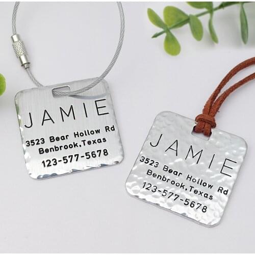 Custom Luggage Tags,Personalized Luggage Tag,Engraved Luggage Tag,Customize Bag Tag,Back Pack Tag,Travel Gift