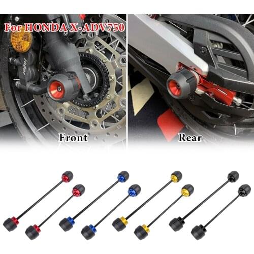 Motorcycle Front Rear Axle Wheel Slider Crash Protector for Honda X-ADV XADV 750 2017 2018 2019 Accessories