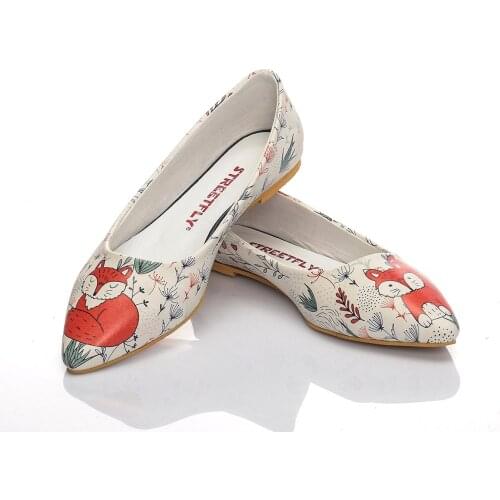 Streetfly 2021 new fashion summer colorful printed women ballet flats Non-slip sole orthopedic 35-42 size women ballet flats