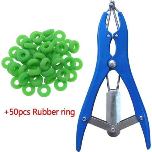 Farm Animal Piglets Tail Docking Clamp Bloodless Castration Pliers and Tail Docking Castration Ring Expansion Clamp Farm Equipme