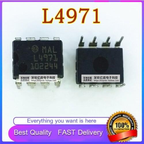 10Pcs/Lot New Original L4971 DIP8 DIRECT PLUG Power ManagementChip