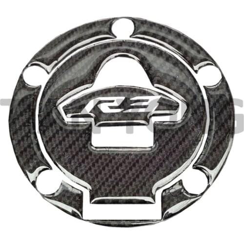 3D Resin Motorcycle For Yamaha YZF R3 Tank Pad Tankpad Gas Cap Pad Carbon Fiber Sticker Free Shipping Decorative Protector