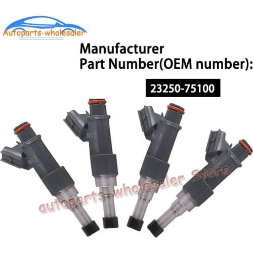 4 pcs/lot 23250-75100 2325075100 23209-79155 2320979155 For Toyota Base L4 Pre 4Runner Tacoma New Car Fuel Injector