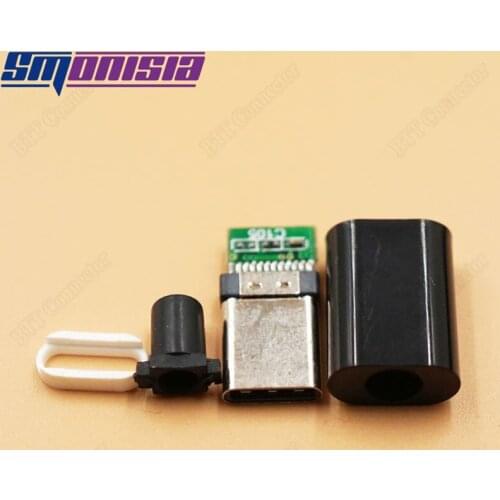 Smonisia 5pcs High speed Micro 3.1 usb Type C Male Connector Charger Charging Connector Port