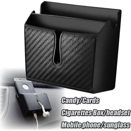 Car Seat Side Storage Bag auto accessories Organiser Phone Pen Key Cigarette Car styling Door Stick Paste Pockets Holder