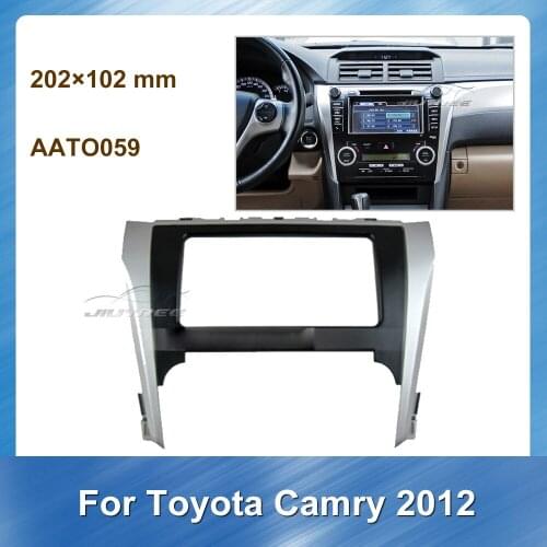 Car Fascia Radio Audio Frame For Toyota Camry 2012 Car Stereo Panel Dash Mount Trim Installation Kit Frame GPS Navigation Fascia