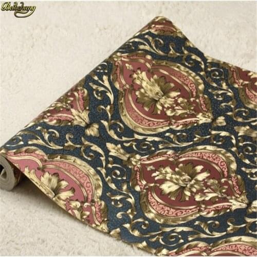 Beibehang Gold Foil 3D Stereo Embracing European Luxury KTV Background Luxury Golden Bedroom Living Room Video Wallpaper