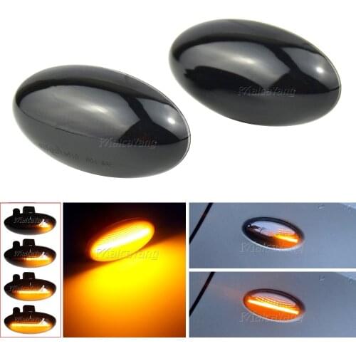 Side Marker Light LED Dynamic Turn Signal Lamp For Peugeot 206 207 307 407 Partner Citroen Expert Berlingo Xsara Jumpy C3 C5