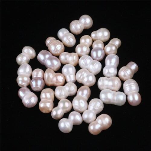 Hot sale 11-14mm gourd shape pearl loose beads for making jewelry