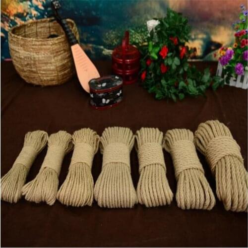 Home Decorations DIY 6mm 100m Sisal Ropes Cat Scratching Toys Art Hand Work Cat Scratch Tree