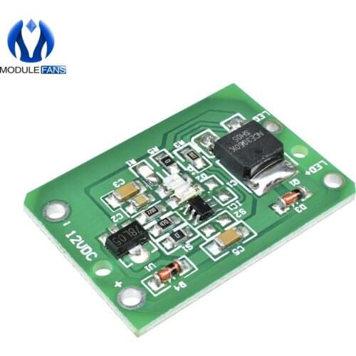 12V Capacitive Touch Switch Sensor Module Push Button Touching Key Module Jog Latch With Relay DC 6-20V 3A
