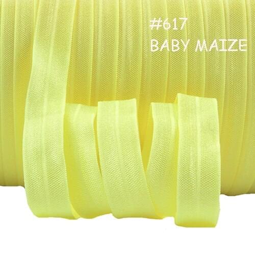 Factory supply foe, wholesale price 5/8" solid color fold over elastic, more than 100 colors in stock