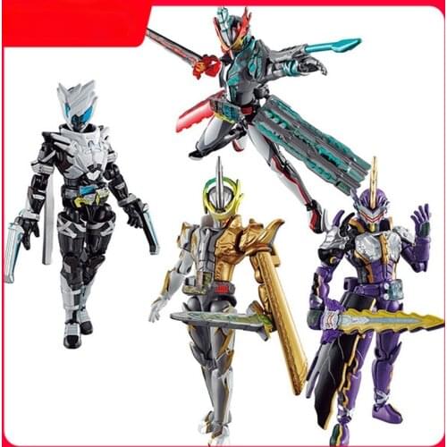 Bandai Genuine Masked Rider Spot Kamen Rider Holy Blade Dragon Lion Hell Locust 1234 Play Action Figure Models Toys