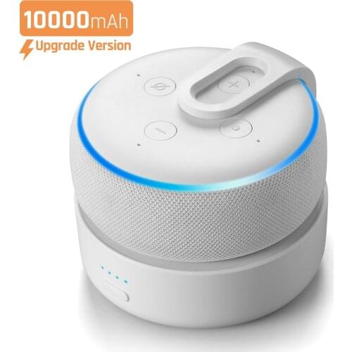 GGMM D3 Plus 10000mAh Battery Base For Smart Alexa Echo Dot 3rd Rechargeable Portable Battery Charger Mount Speaker Accessories
