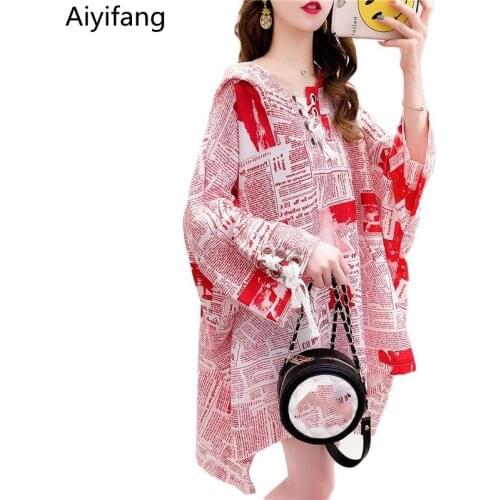 Женские толстовки с принтом Huan-Qing China At AliExpress