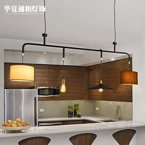 Wind free combination Chandelier NEW North European style retro lamps billiard rural creative personality restaurant industry