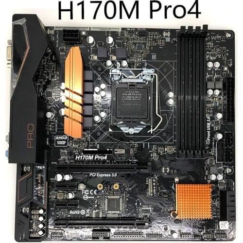 H170M Pro4 LGA1151 M.2 interface MATX H170 motherboard